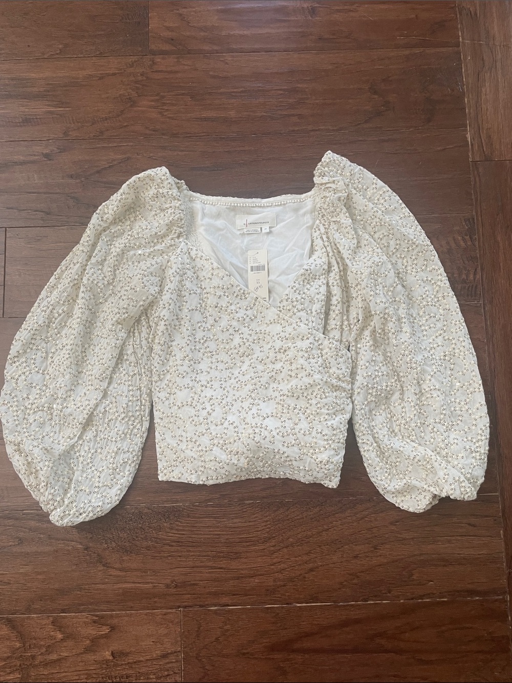 Anthropologie Sequin Top